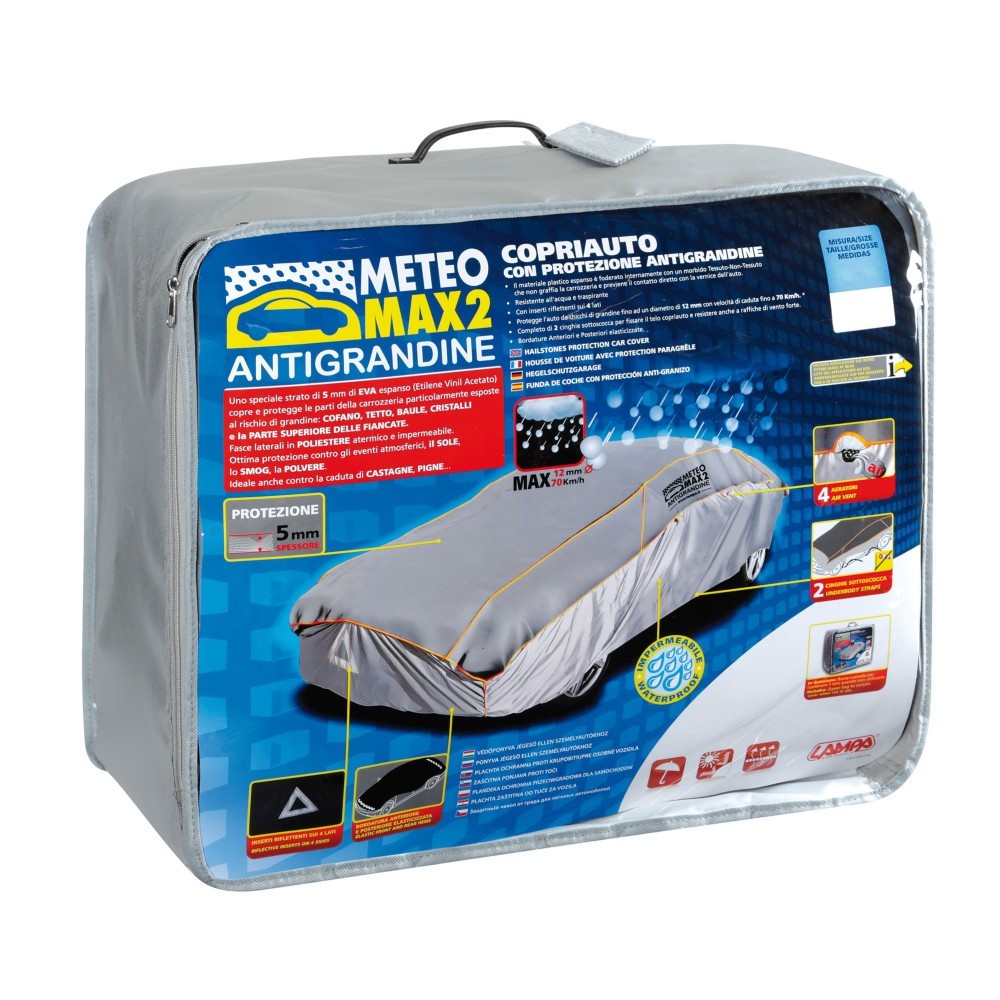 Housse anti-grêle haut de gamme LAMPA AG-8 bâche de protection imperméable premium 510x200x190