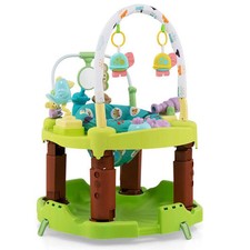 3-in-1 Baby Activity Center with 3-position for 0-24 Months-Green - Color: Green