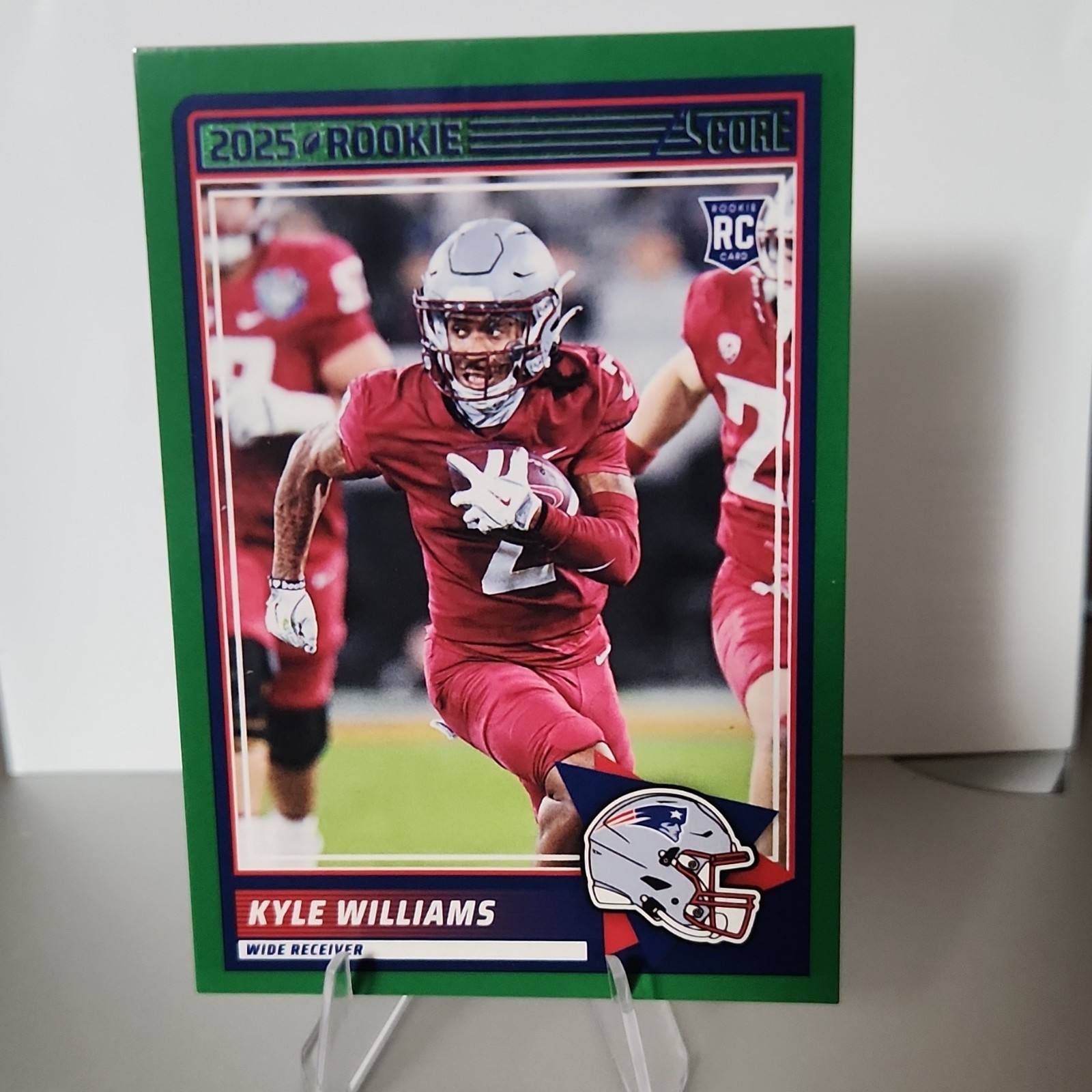 2025 Panini Score Rookie #57 Green  Kyle Williams Patriots Football NFL