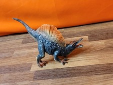 Unbranded Hard Plastic Black Orange Spinosaurus Dinosaur Figure Toy