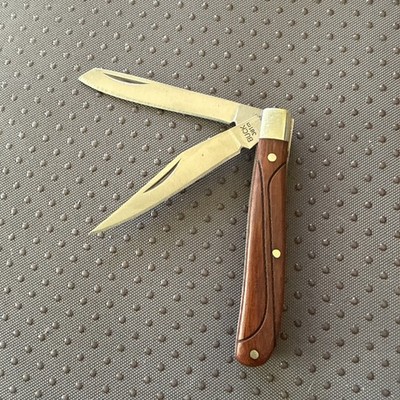 BUCK 381 Mini Trapper 2.75'' Closed Rosewood 2 Blade Stainless