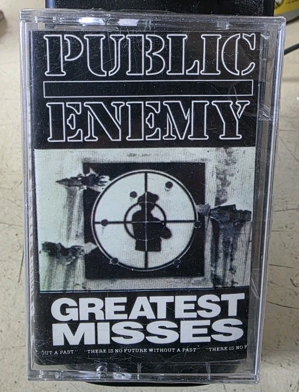 PUBLIC ENEMY GREATEST MISSES    RARE BOOTLEG Cassette RAP Hip Hop 1992 