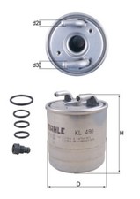 MAHLE Kraftstofffilter KL 490D Leitungsfilter für MERCEDES GLK W204 S212 W245 GL