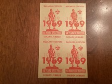 ICOLLECTZONE Boy Scout Squanto Council 50th Anniversary Block (B900-505)