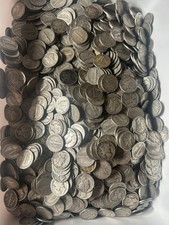 Lot of 1,000 Mercury Silver Dimes Huge Collection 90% Silver Coins $100 FV!