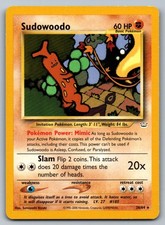 Sudowoodo 26/64 Unlimited Pokemon Unlimited LP Neo Revelation