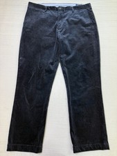 Ralph Lauren Polo Pants Mens 38x30 Navy Blue Corduroy Stretch Classic Fit Casual