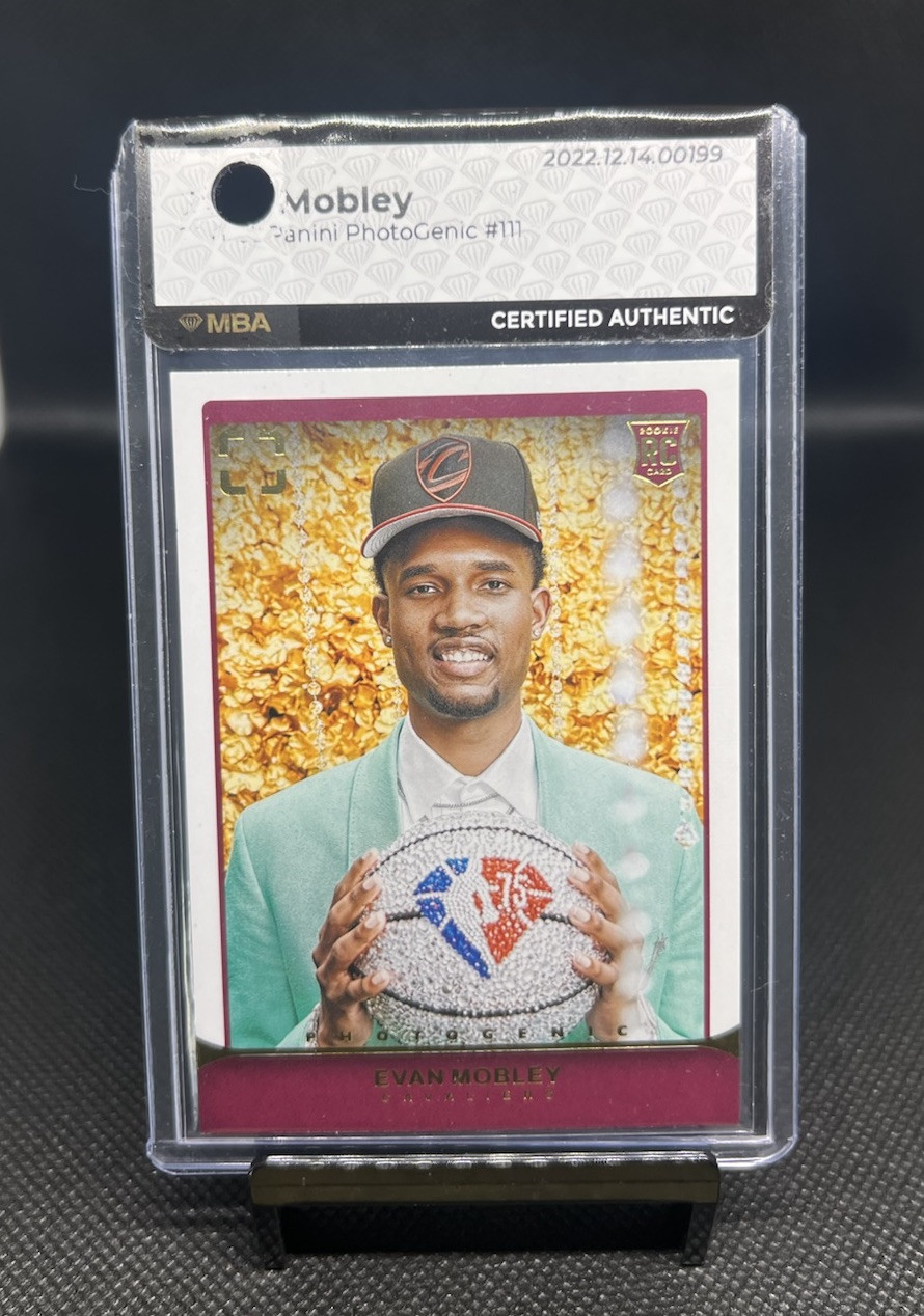2021-22 Panini Photogenic Evan Mobley #111 Rookie RC Cleveland Cavaliers