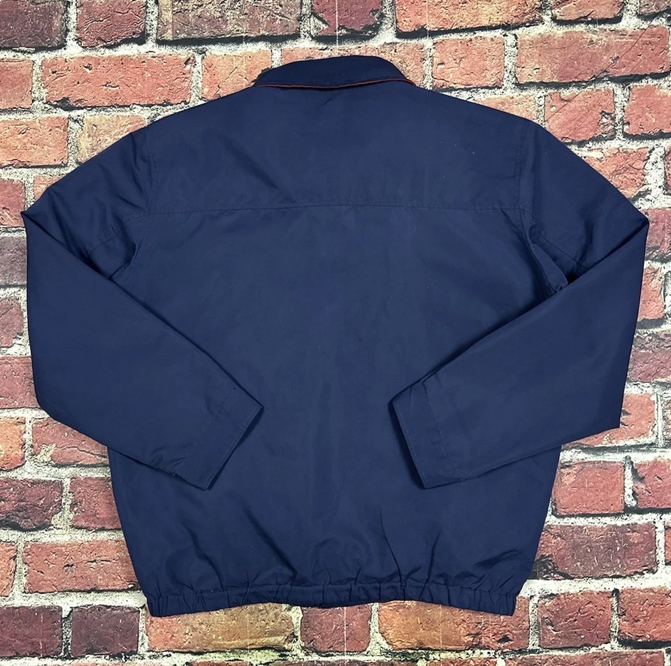 US Polo Assn Harrington Windbreaker Full Zip Bomber Jacket Men’s XXL Navy Blue - Image 2 of 4