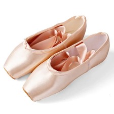 Women Professional Ballet Dance Shoes Child and Adult Ballet with Ribbons Shoes