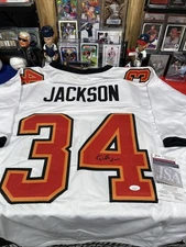 Dexter Jackson Custom Autographed Jersey With Jsa Witnessed Cert