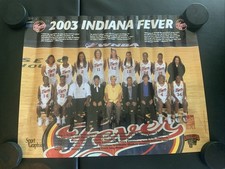 2003 INDIANA FEVER Team Photo Poster SGA WNBA Tamika Catchings  #200