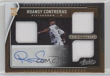 2022 Absolute Tools of the Trade 3 Swatch Signatures Roansy Contreras Auto 10qk