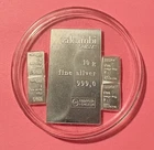 Lot of (14) grams VALCAMBI SUISSE CombiBar .999 FINE SILVER•10g x1 & 1g x4🇨🇭⭐️