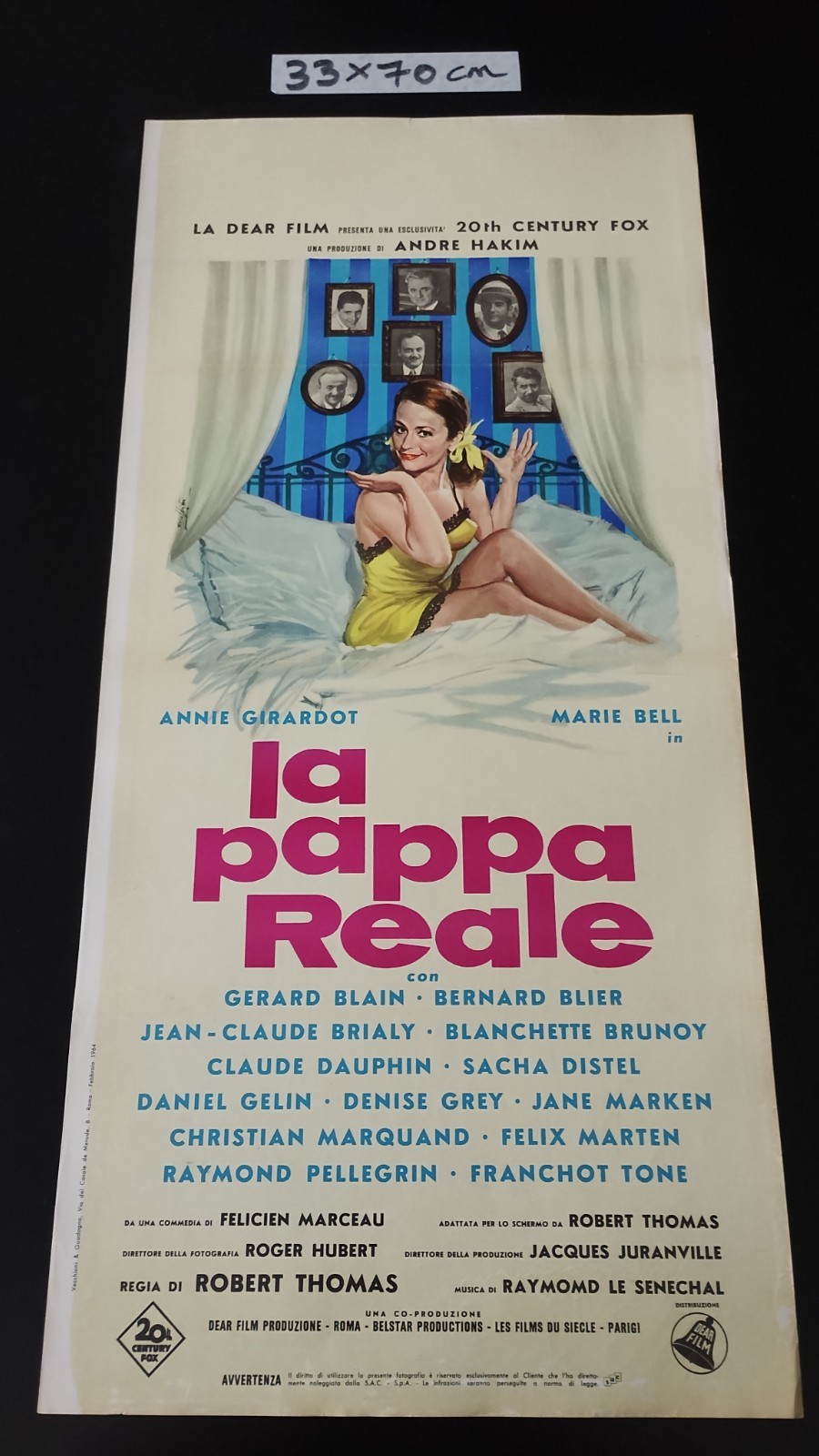 Locandina originale film La pappa reale (1964) - Regia di Robert Thomas