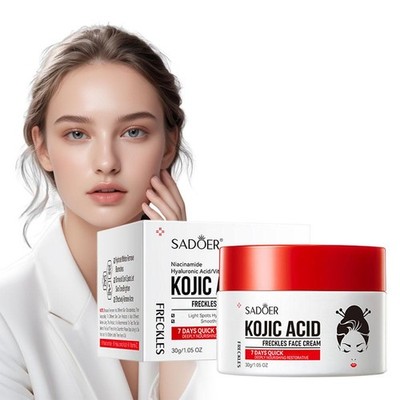 1-5X Kojisäure Creme Gesicht und Körper Gel Natürliche Inhaltsstoffe Mild' O9H0 / ANX