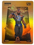 2025 Bo Jackson Battle Arena Unibrow Anthony Davis Orange Battlefoil Fire 120