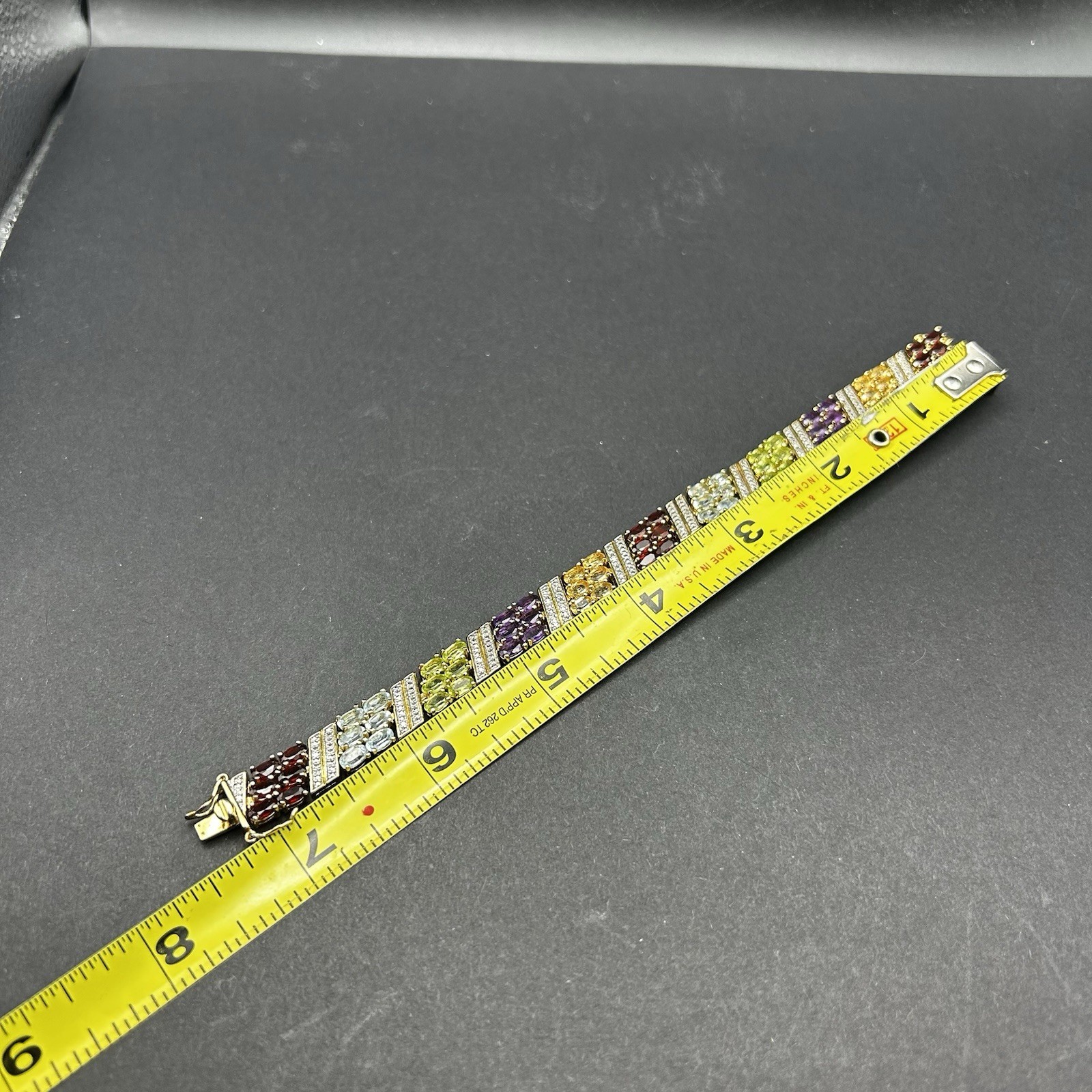 PAJ BR Multicolored Gemstone Statement Bracelet -… - image 2