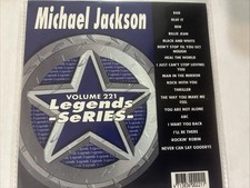 MICHAEL JACKSON Legends Karaoke CD G Billie Jean BAD Thriller BEAT IT Ben. NEW