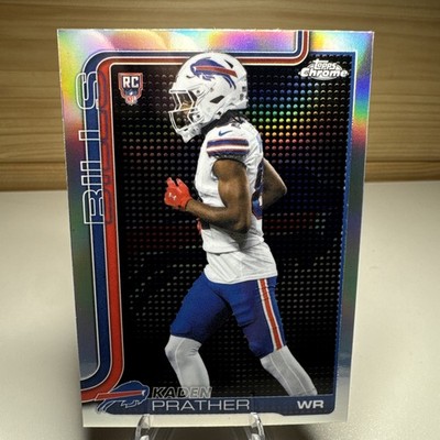 2025 Topps Chrome Kaden Prather RC Logo Refractor Scoreboard SP Bills