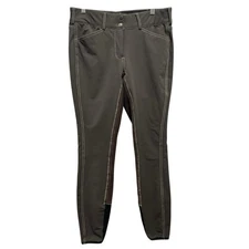 Goode Rider Perfect Fit Full Seat Equestrian Breeches in Dark Chocolate Sz 32L