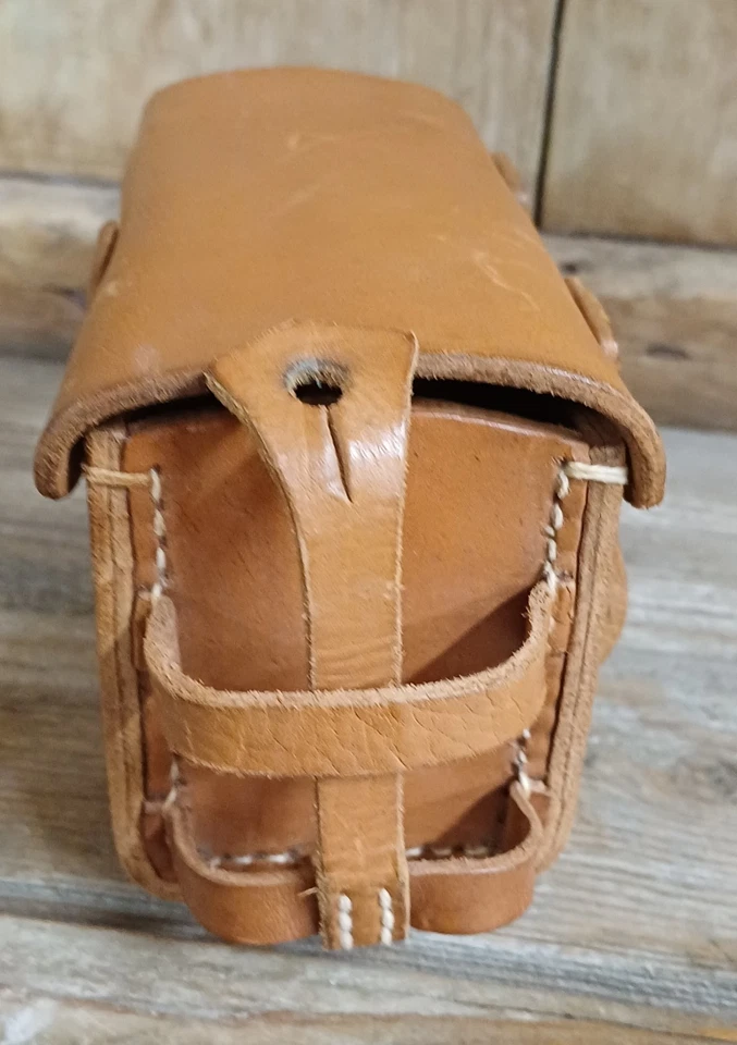 Japanese WW2 (Arisaka Rifle) Clip Pouch Full Size Brown Reprica for Reenactment - Image 3 of 4