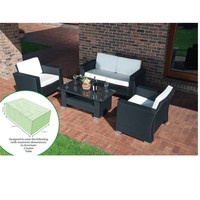 4 Piece Furniture Cover Garden Water Resistant Large Set All Weather Protection