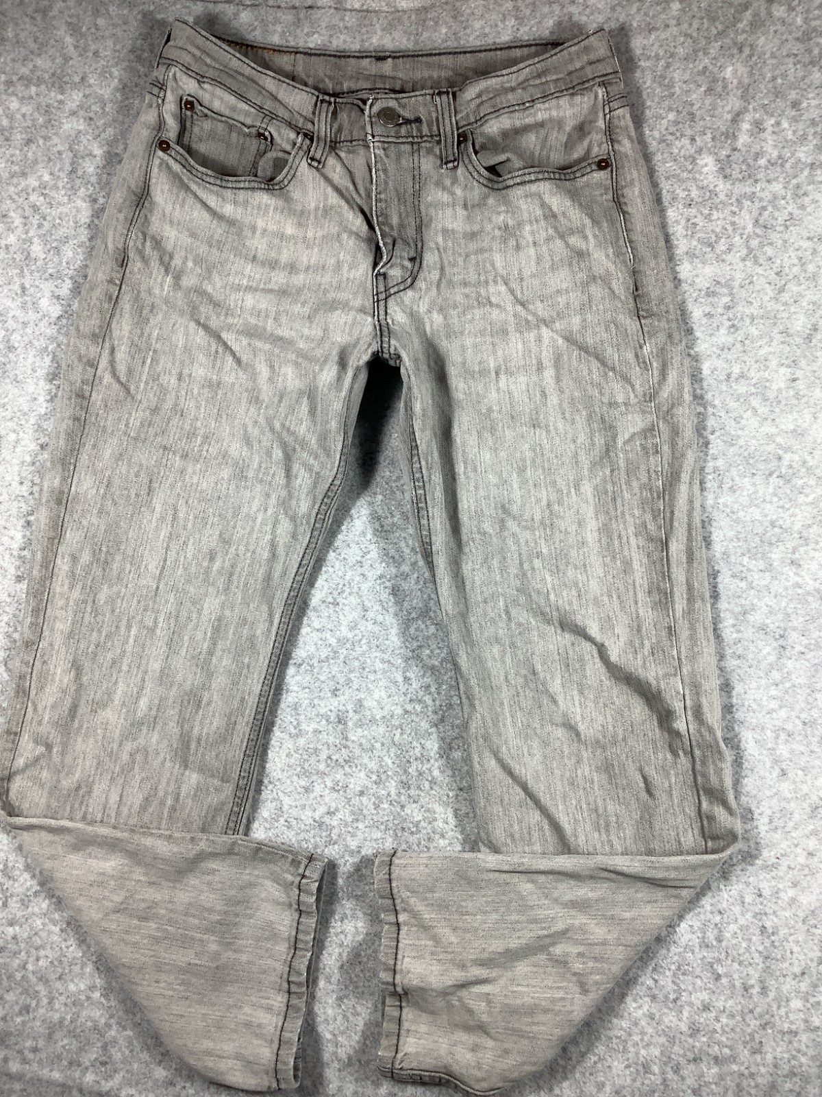 Levi’s 514 Slim Straight Stretch Jeans W30 L29 Grey Sku 296 image 5