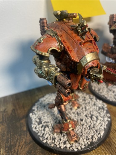 Games Workshop Warhammer 40,000 Chaos Knights: Wardogs - 3 Miniatures *painted* - Picture 2 of 19