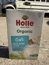 Holle Organic Wholegrain Oat Cereal, 8 OZ, Pack of 6 Exp 8/10/26
