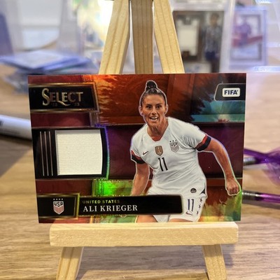 2022-23 Panini Select Ali Krieger Match Worn / Used Patch Purple 1/5 USA USWNT
