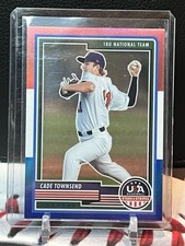 2023 Panini USA Baseball Stars & Stripes - Cade Townsend #18 Red White & Blue...