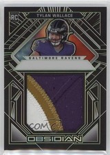 2021 Obsidian Volcanic Material Electric Etch Green 4/50 Tylan Wallace 16wc