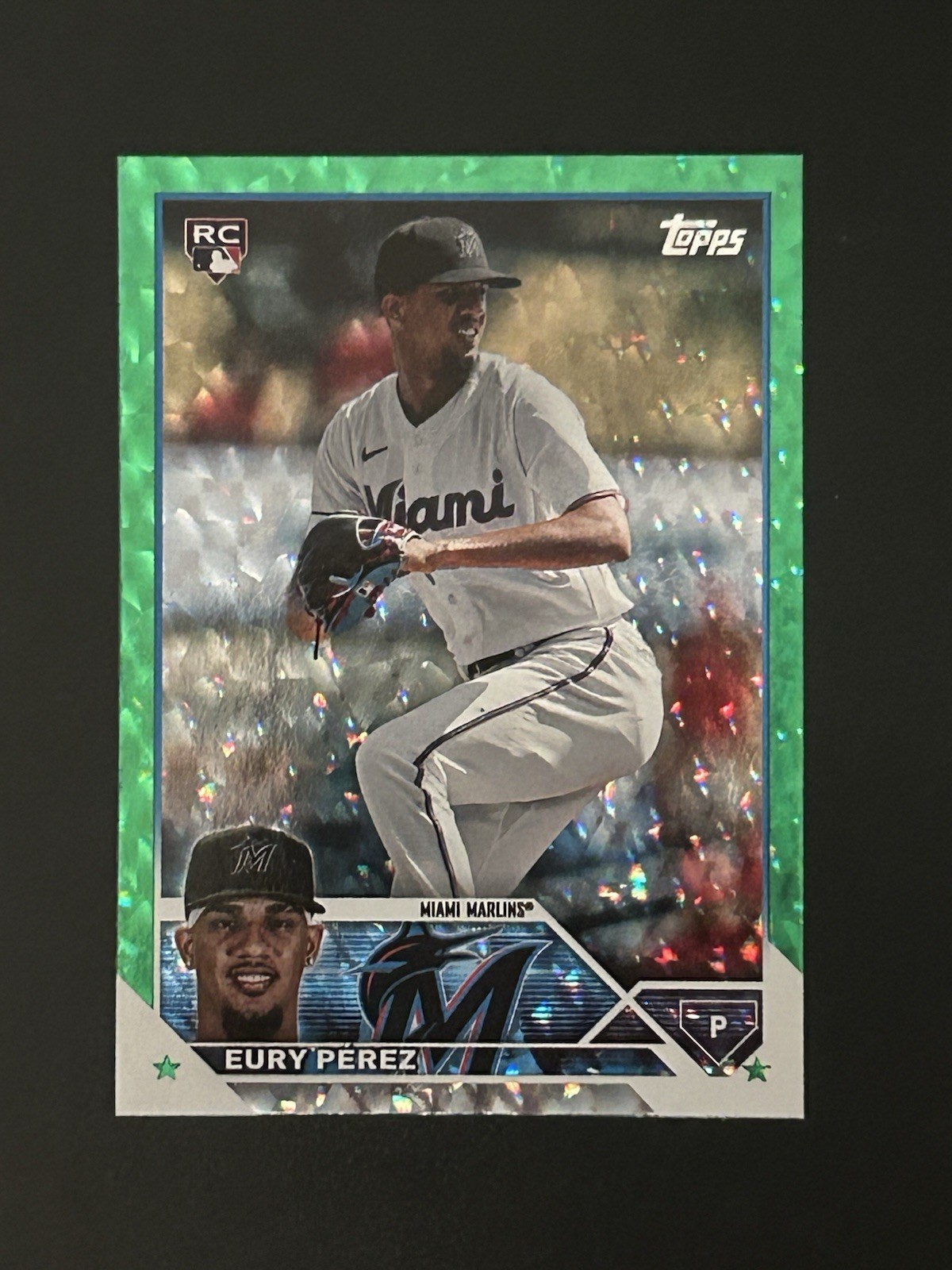 EURY PEREZ - RC - GREEN FOIL /499 - 2023 TOPPS UPDATE - US139