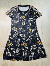 Adidas x Farm Rio Butterfly Dress Small Women's Golf Tennis Pickleball Black Tee
