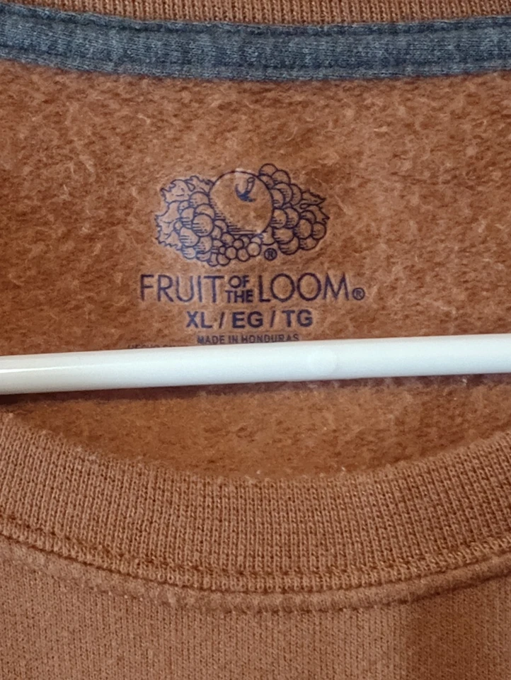 Толстовка мужская Fruit of the Loom коричневая размер XL - Изображение 3 из 4