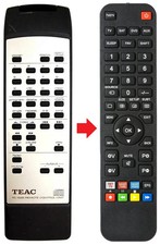 Fernbedienung geeignet für TEAC TEAK VRDS-9