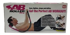 Ab Roller Pro Original Purple Abdominal Exercise Stabilizer Crunch Rocker