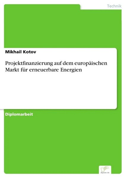 Mikhail Kotov | Projektfinanzierung Auf Dem EuropäIschen Markt FüR...-image