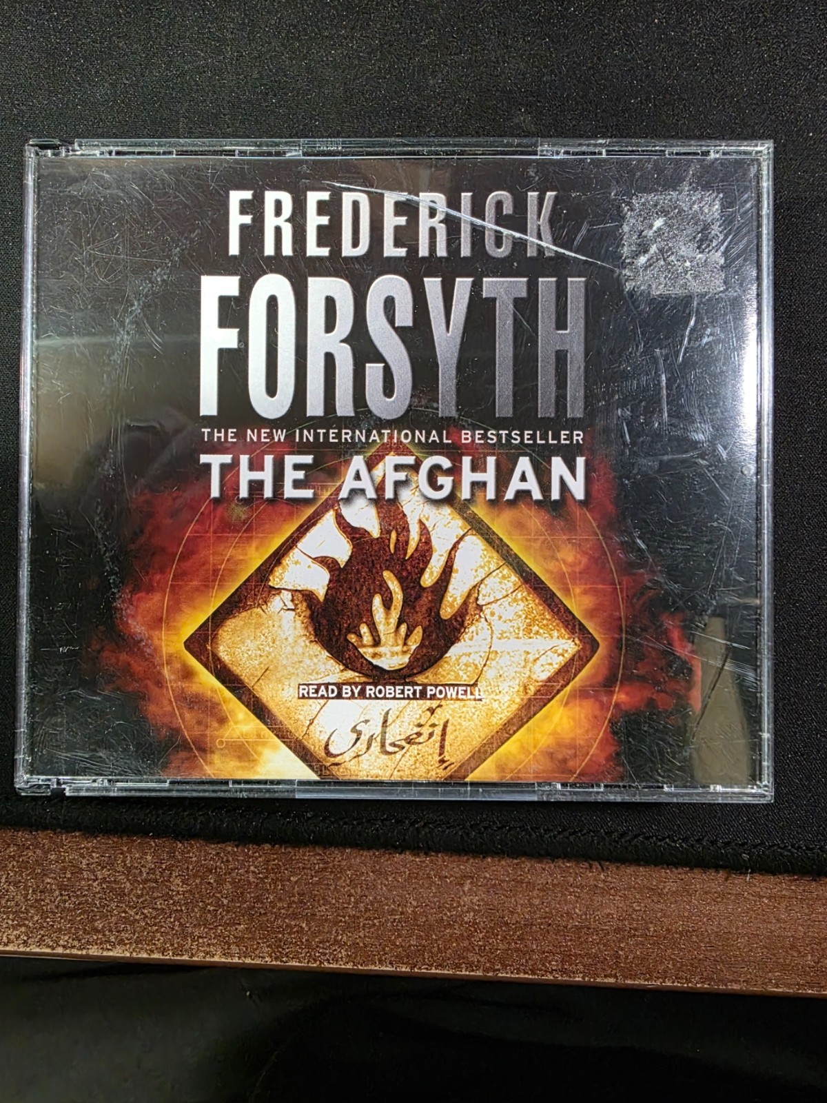 FREDERICK FORSYTH - THE AFGHAN  - AUDIO BOOK -  TALKING BOOKS   ( 4 CDS )