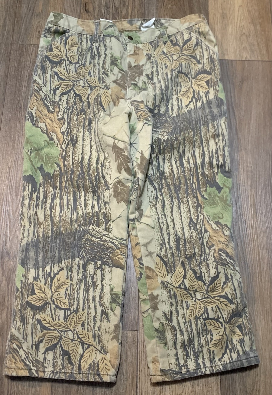 Vintage Duxbak Camo Quilt Lined Hunting Pants USA Made 36x26