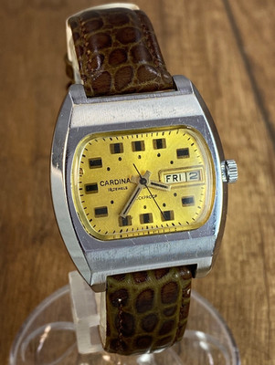 Raketa TV Cardinal mechanical  vintage Soviet Era mens wristwatch USSR