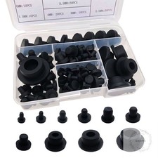 115Pcs Silicone Rubber Hole Plugs Set - 10 Sizes T-Type Silicone Stopper for