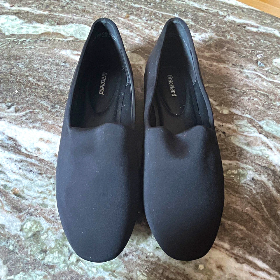 Graceland Damen Slipper Schwarz EU 39 (US 8) Gummi Obermaterial, Standardweite - Bild 1 von 3