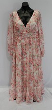 Azazie Women's Norah Floral A-Line V-Neck Chiffon Dress AP2 Watercolor Custom