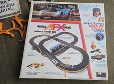 Aurora AFX Jackie Stewart  Winners  Circle Slot Car Set - NO. 2177-700