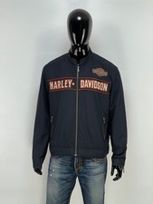 Chaqueta de motociclista Harley Davidson cremallera completa de nailon para hombre talla L moto de carreras