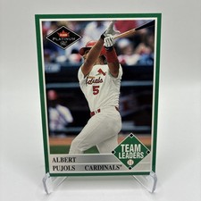 2001 Fleer Platinum Team Leaders Albert Pujols Rookie Card #435.. rookie card picture