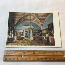 Postcard E Hau Second Room Military Paintings Winter Palace Russia Art Print