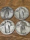 SilverQuarter Lot (4), Pre 1965. 90% Silver!